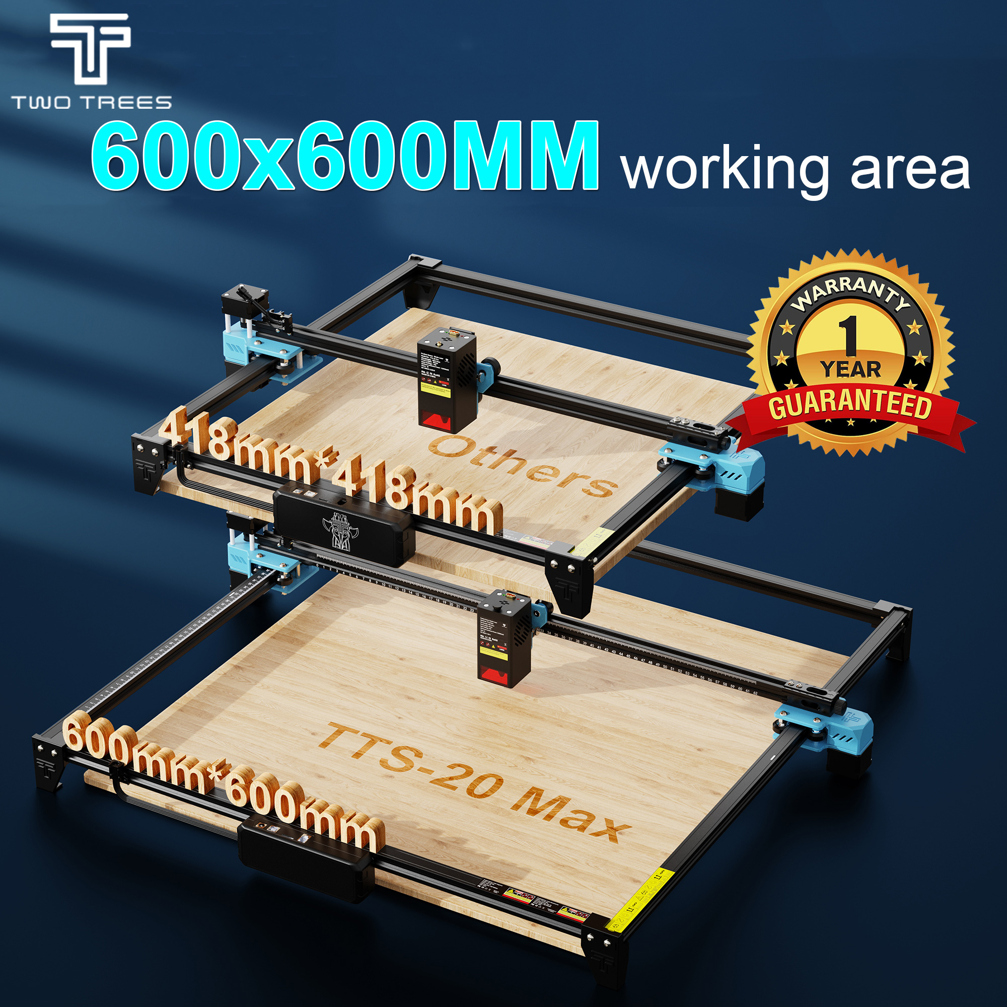 Acrylic Cutting Machine - Twotrees TTS-20 Max Metal 20W Laser