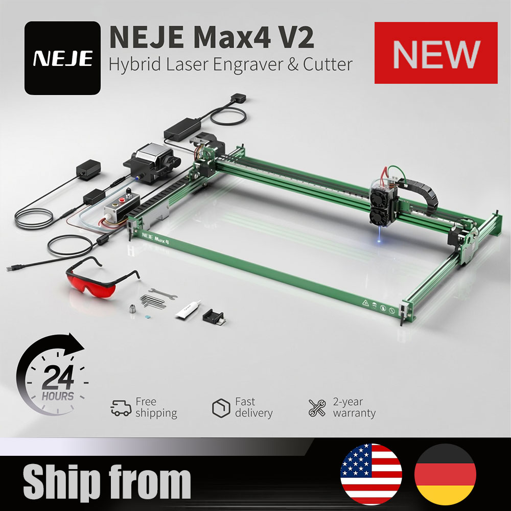 Industrial Grade Laser Cutter - NEJE Max4 V2 Laser Engraver Cutter