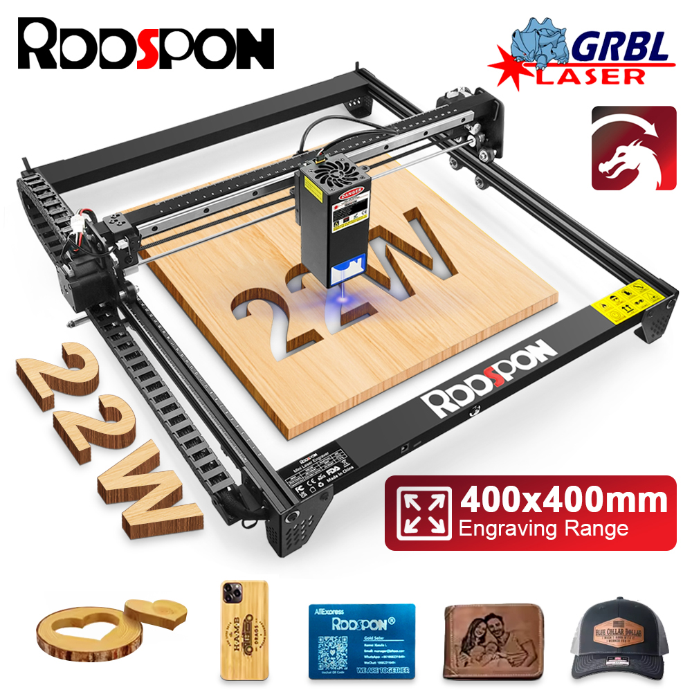 Industrial Laser Blasting - RDDSPON Laser Engraver 12W 22W Optical