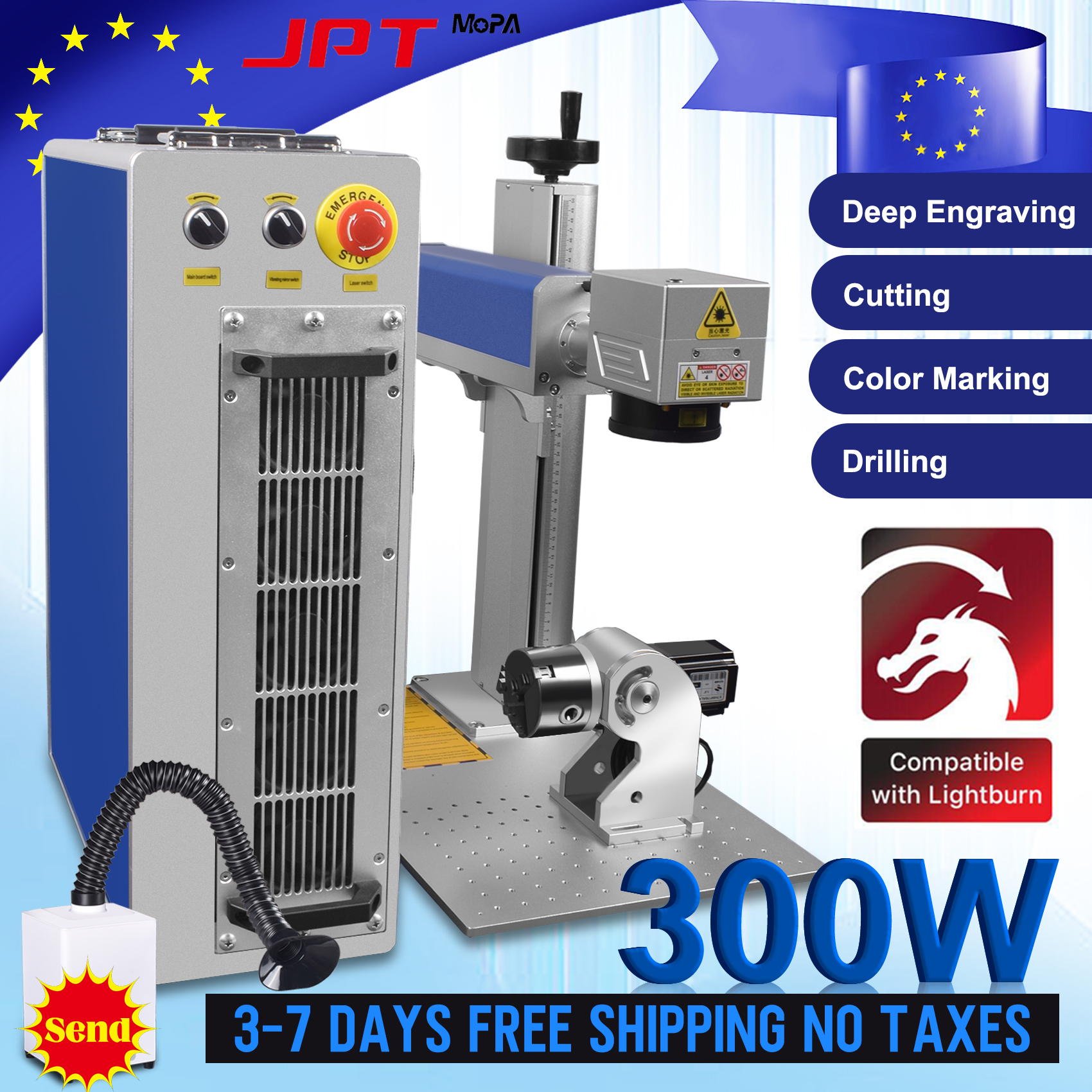 Industrial Laser Blasting - JPT Mopa Laser Marking Machine with