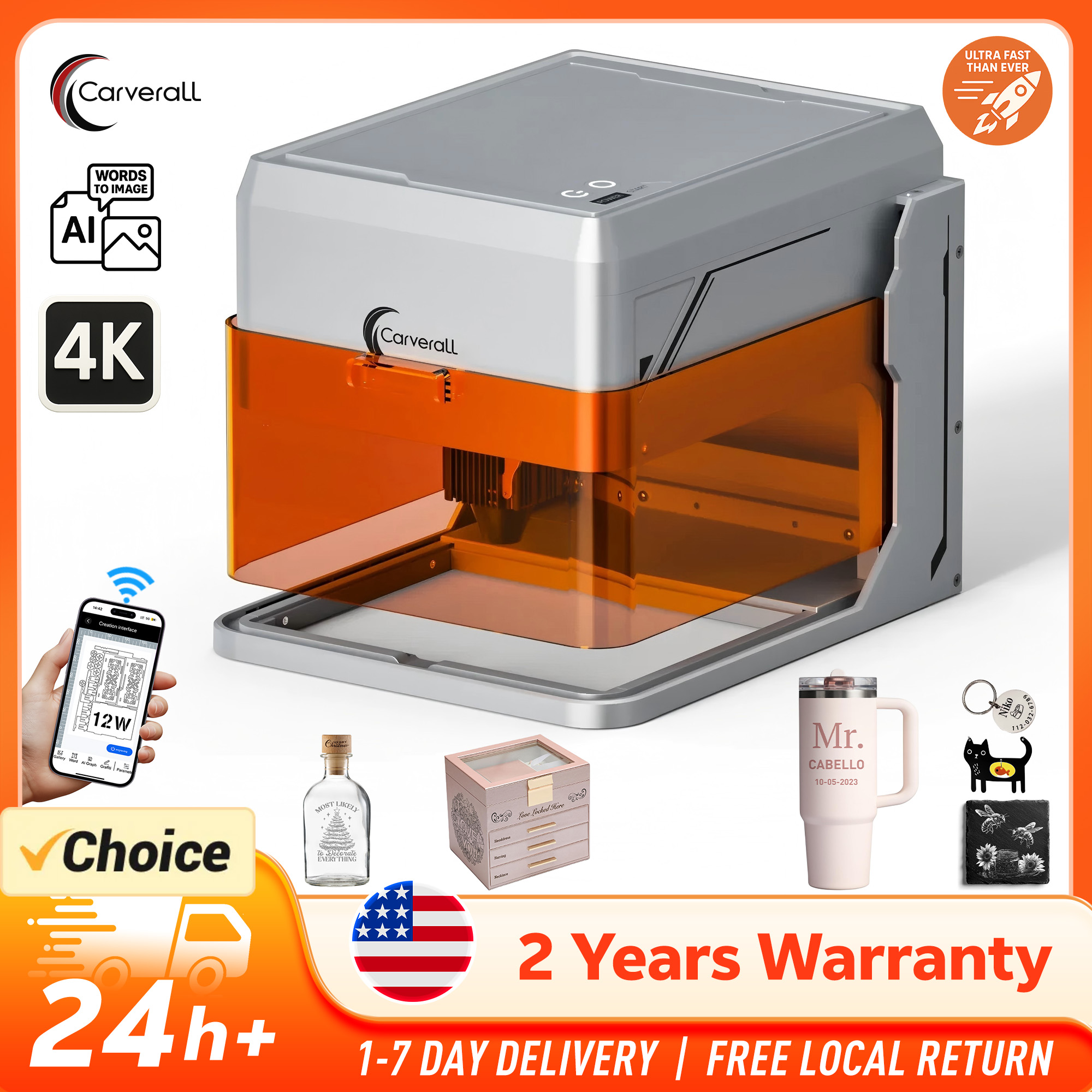Industrial Laser Blasting - Laser Engraver Machine Desktop WiFi USB