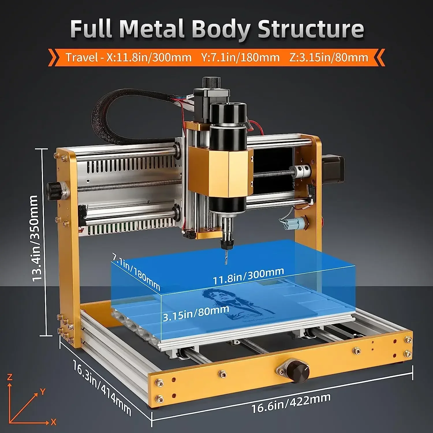 Industrial Laser Engraver For Wood - Industrial Small Engraving Machinery 3d Photo