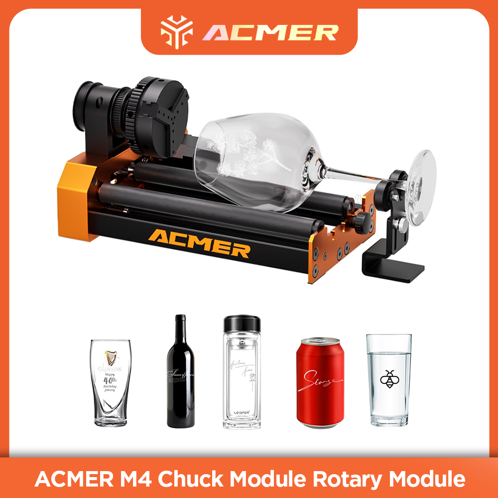 Laser Marking Machine - ACMER M4 Chuck Module Rotating Module
