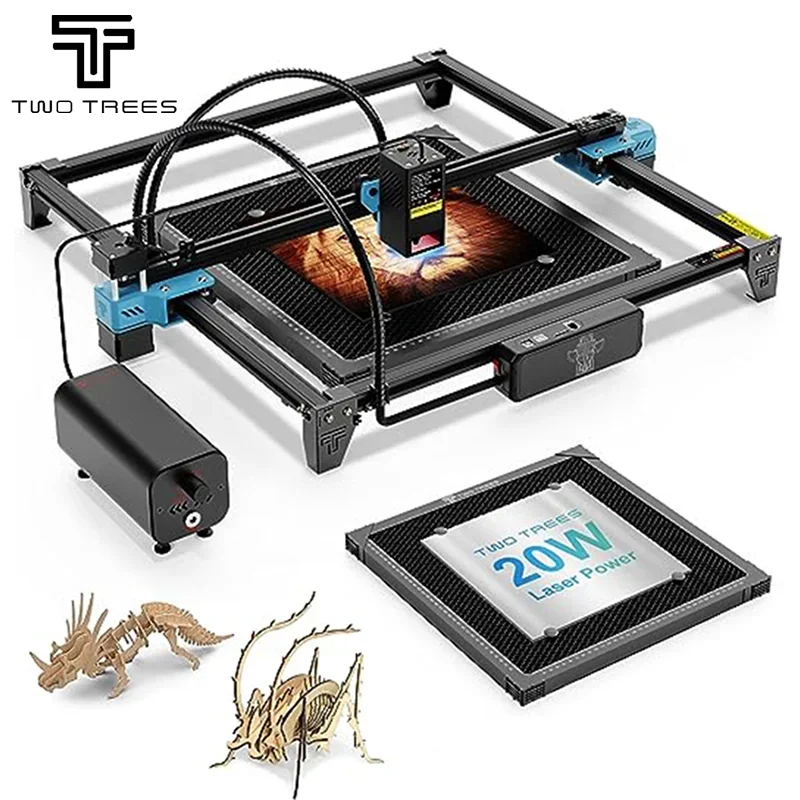 Industrial Laser Blasting - TWOTREES TTS-20 Pro 20W Metal Laser
