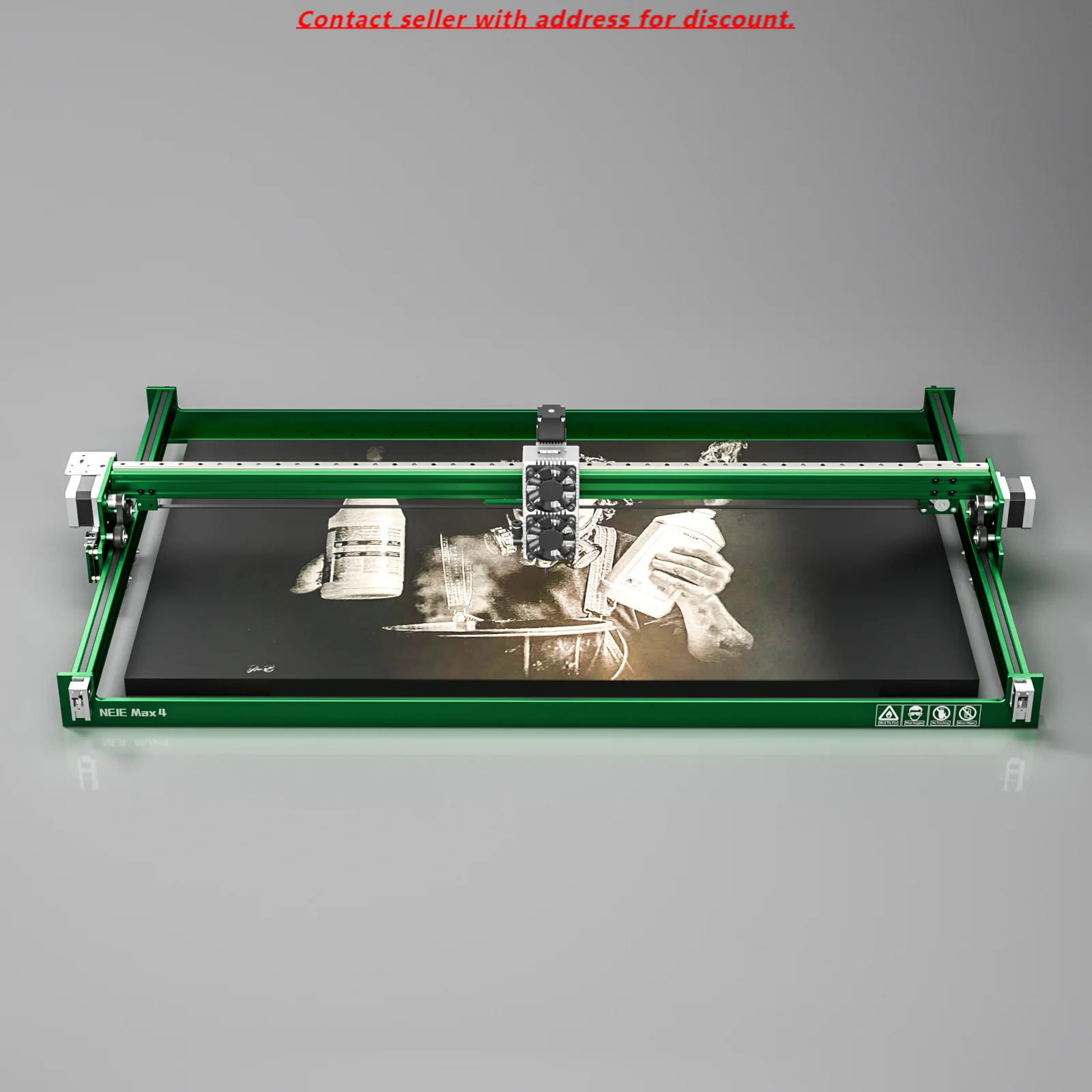 Industrial Laser Engraver For Wood - NEJE Max 4 E80 High Power