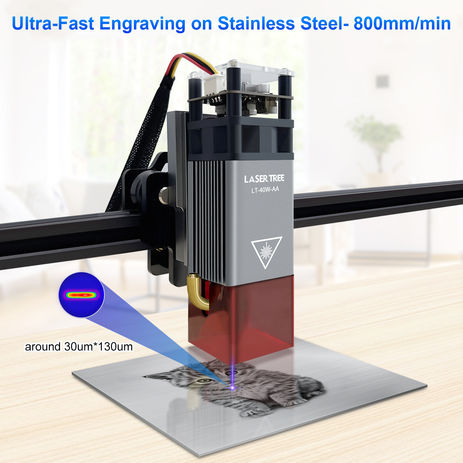 LASER TREE 5W Air Assist Metal - Metal Laser Cutter Head avis et prix