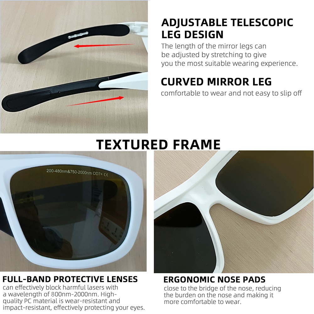 OD7 Laser Safety Glasses Goggl - Industrial Laser Hair Removal avis et prix