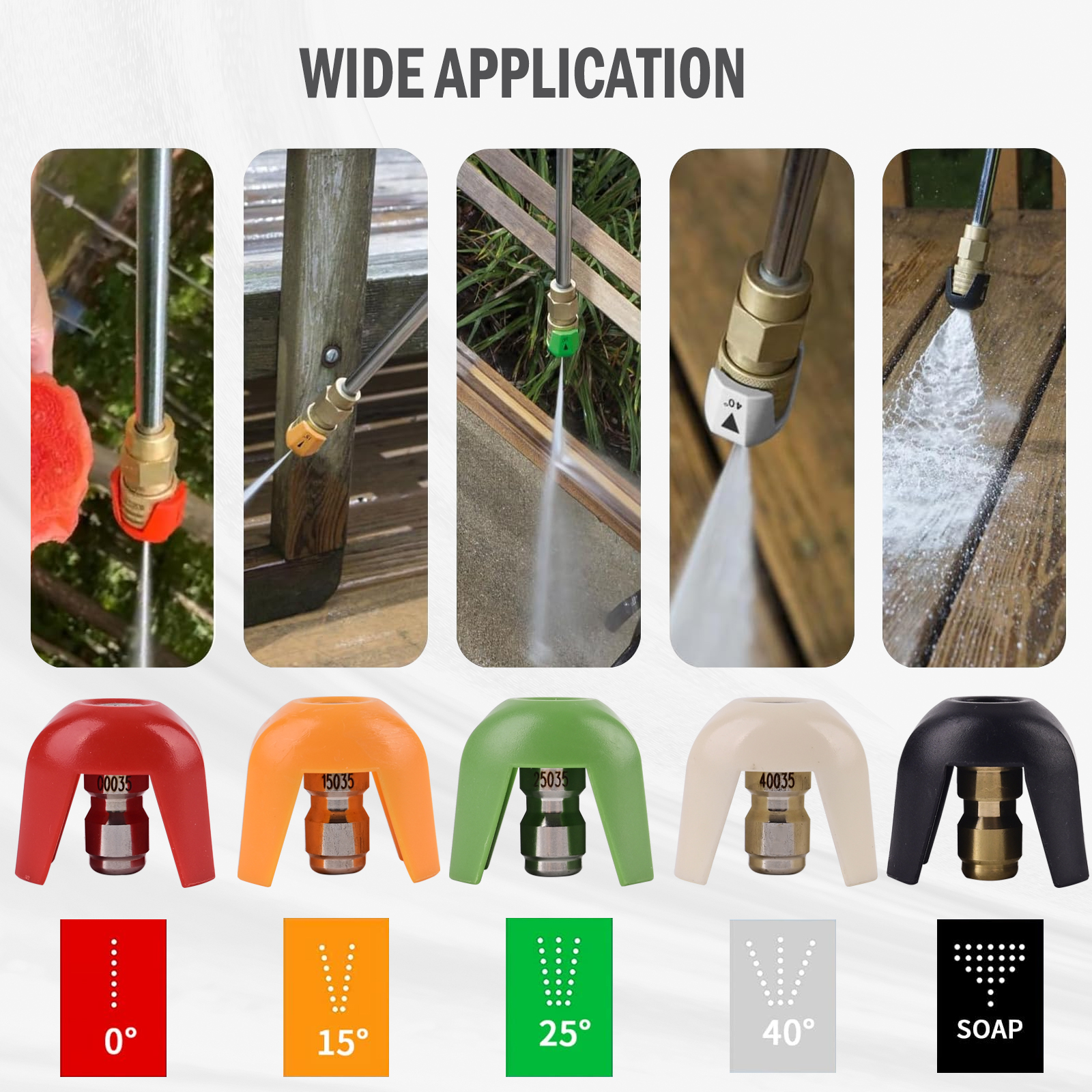 Pressure Washer Nozzle Tips 5  - Laser Nozzle Ceramic avis et prix