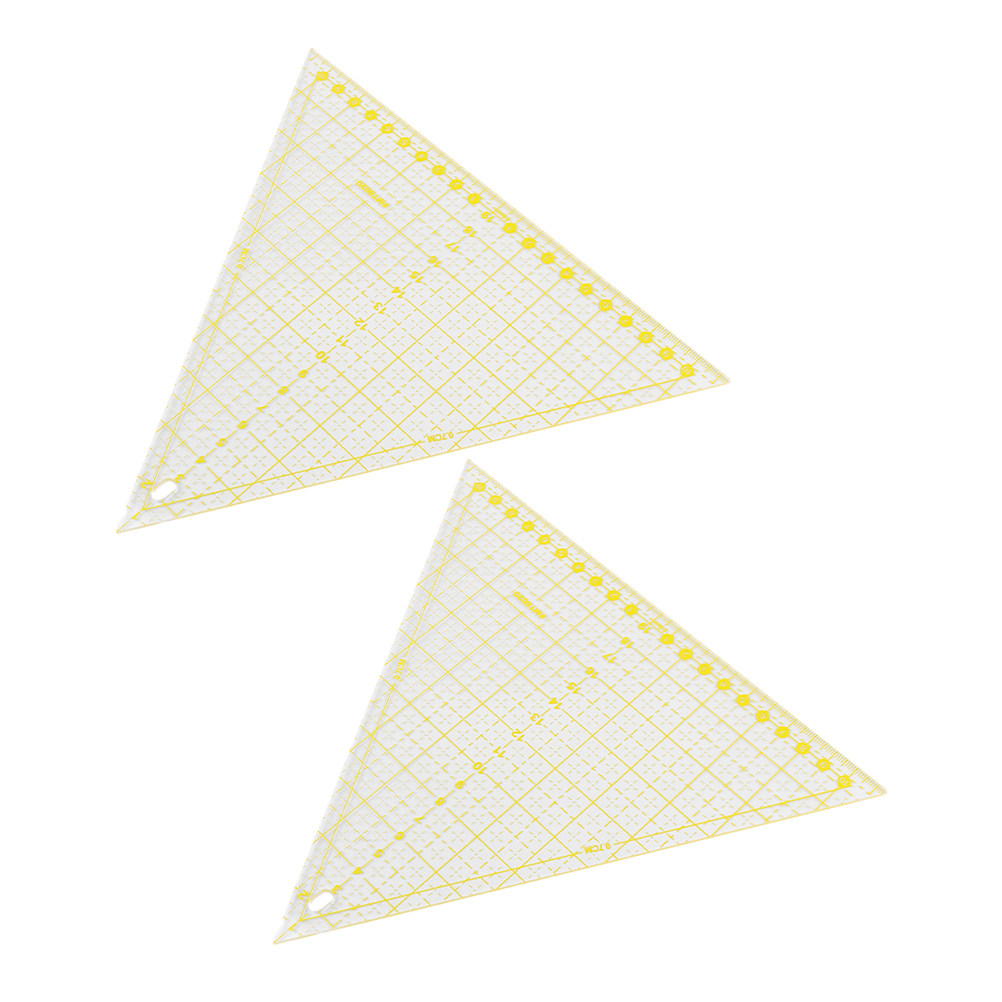 2Pcs Yellow Acrylic Triangle Q - Acrylic Cutting Machine avis et prix