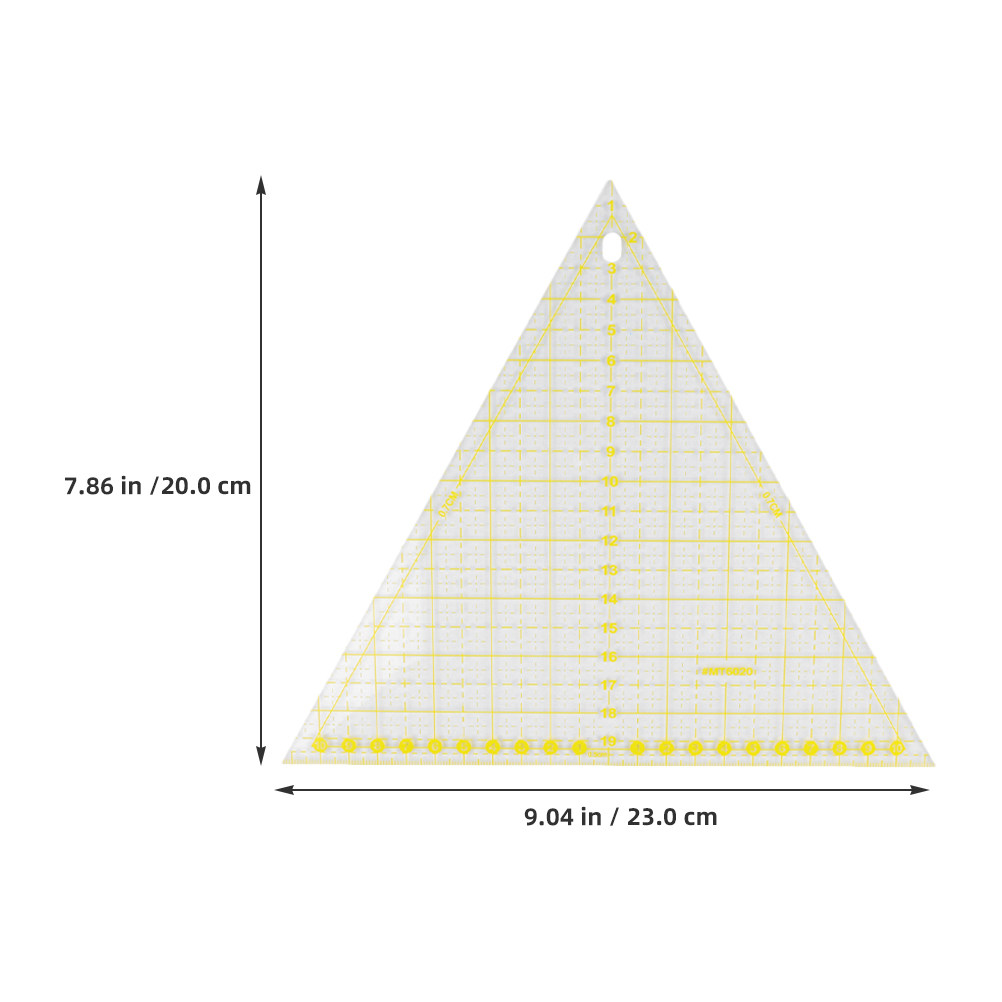 2Pcs Yellow Acrylic Triangle Q - Acrylic Cutting Machine avis et prix