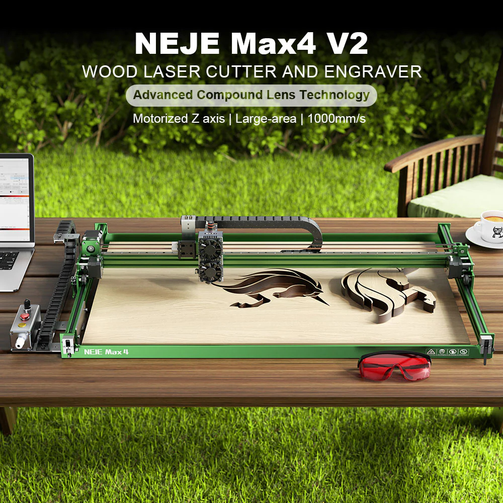 Industrial NEJE Max 4 V2 E80 2 - Industrial Laser Engraver For Wood avis et prix