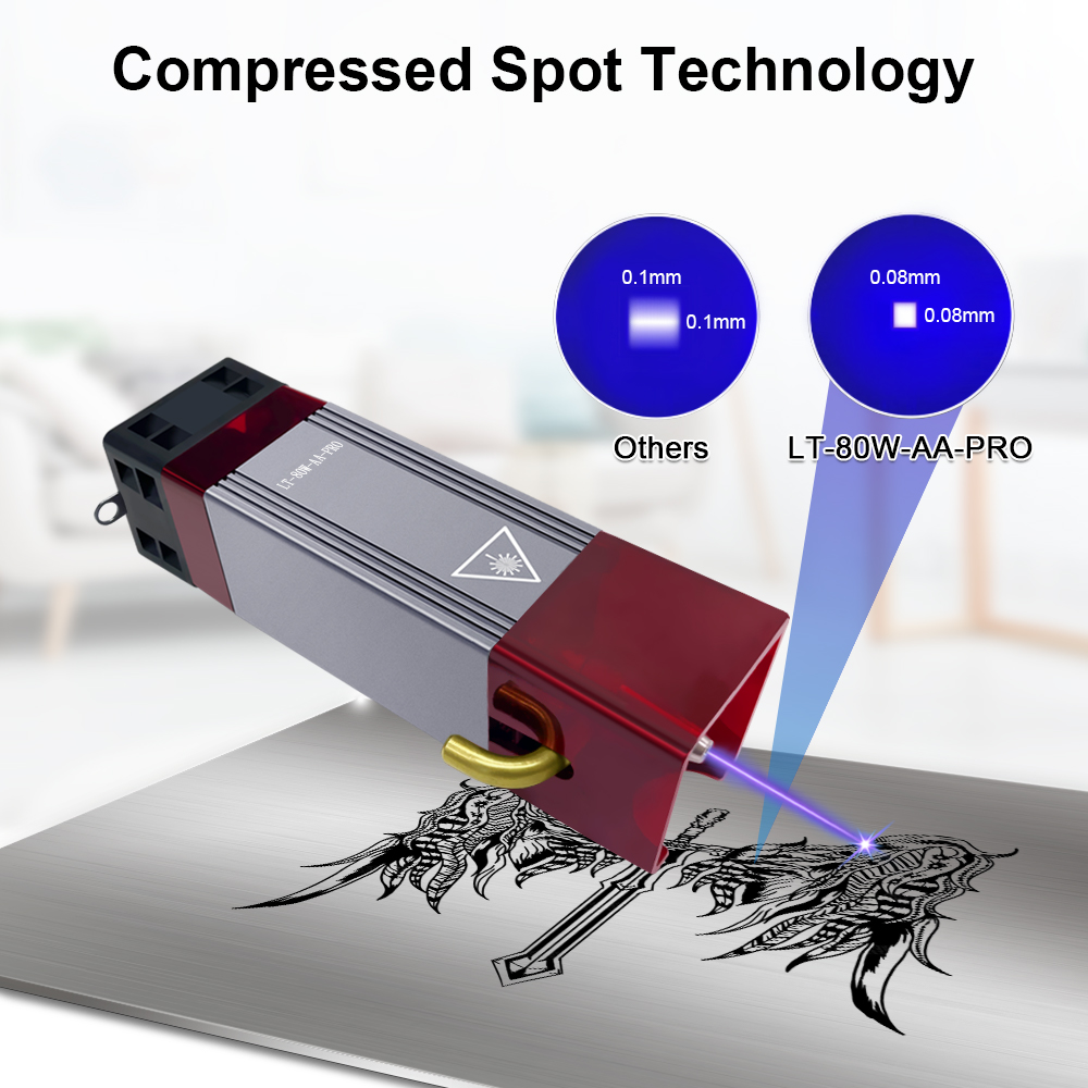 LASER TREE Laser Module 4W 5W  - Metal Laser Cutter Head avis et prix