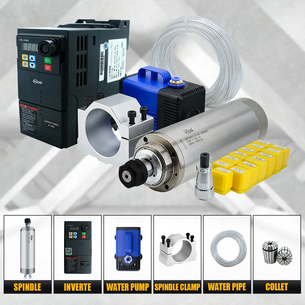 220V ER20 2.2kw 80mm Water Coo - Cnc Spindle Motor avis et prix