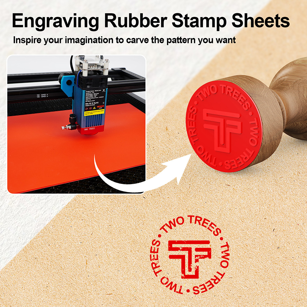 TwoTrees Laser Engraver Rubber - Laser Marking Machine avis et prix