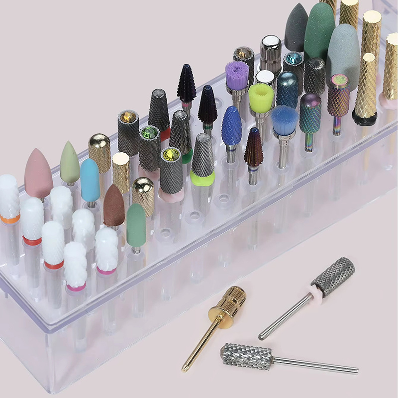 48 Holes Clear Nail Drill Bits - Acrylic Cutting Machine avis et prix