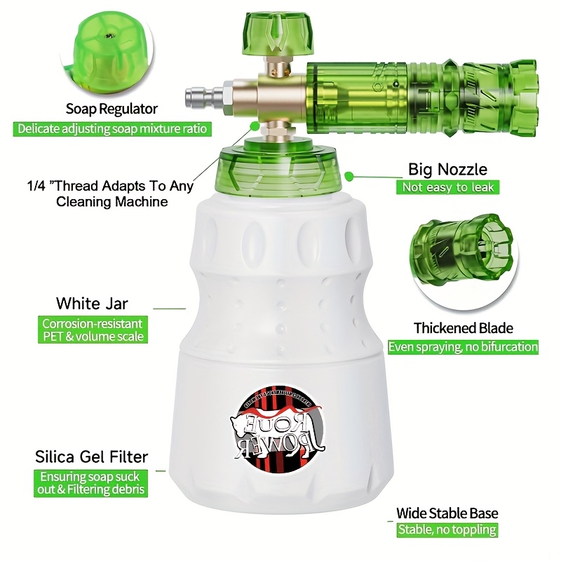 Pressure Washer Aluminum Foam  - Laser Nozzle Ceramic avis et prix