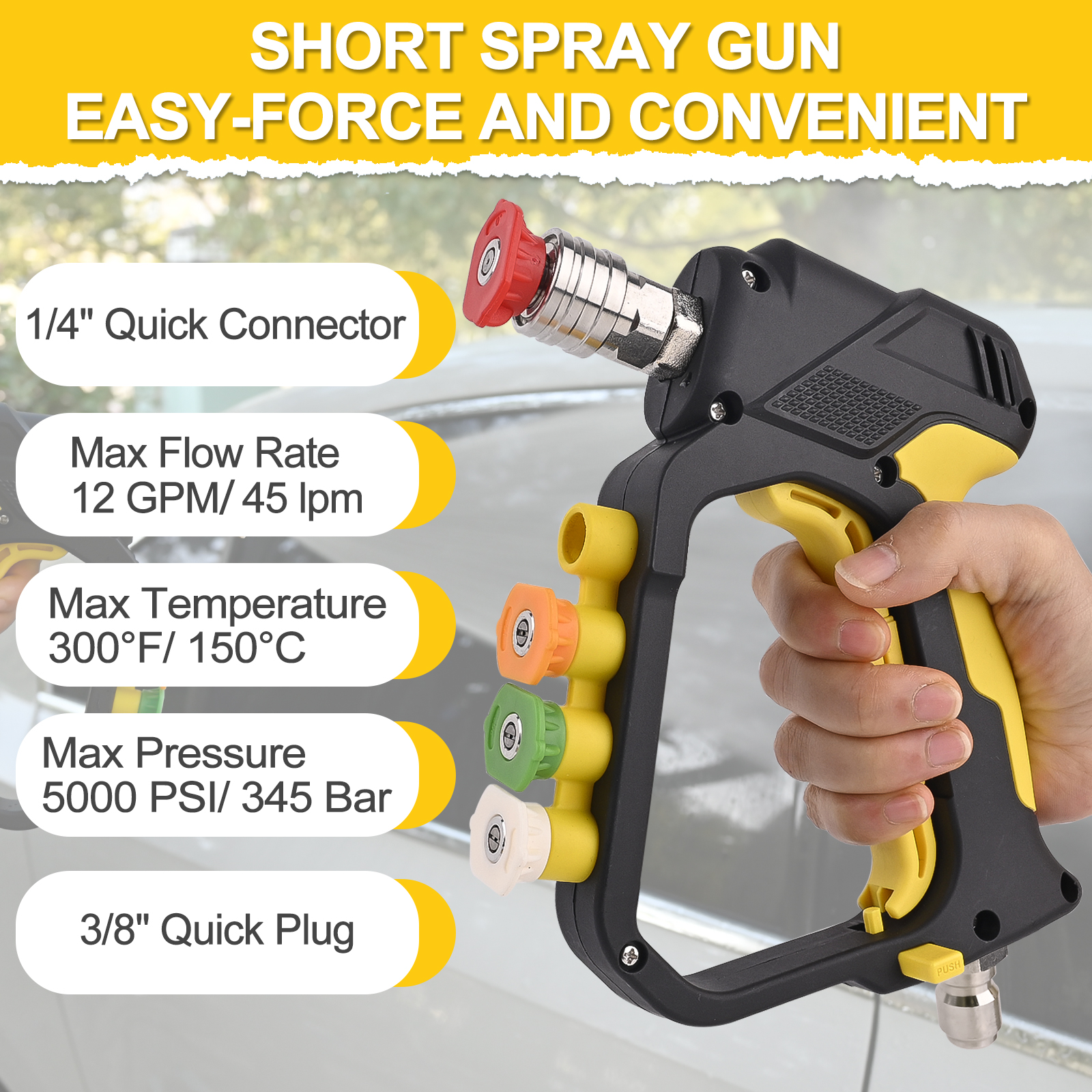 High Pressure Washer Short Spr - Laser Nozzle Ceramic avis et prix