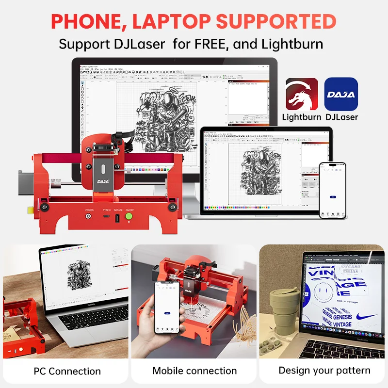 DAJA A7 Laser Engraver 5W Mini - Laser Marking Machine avis et prix