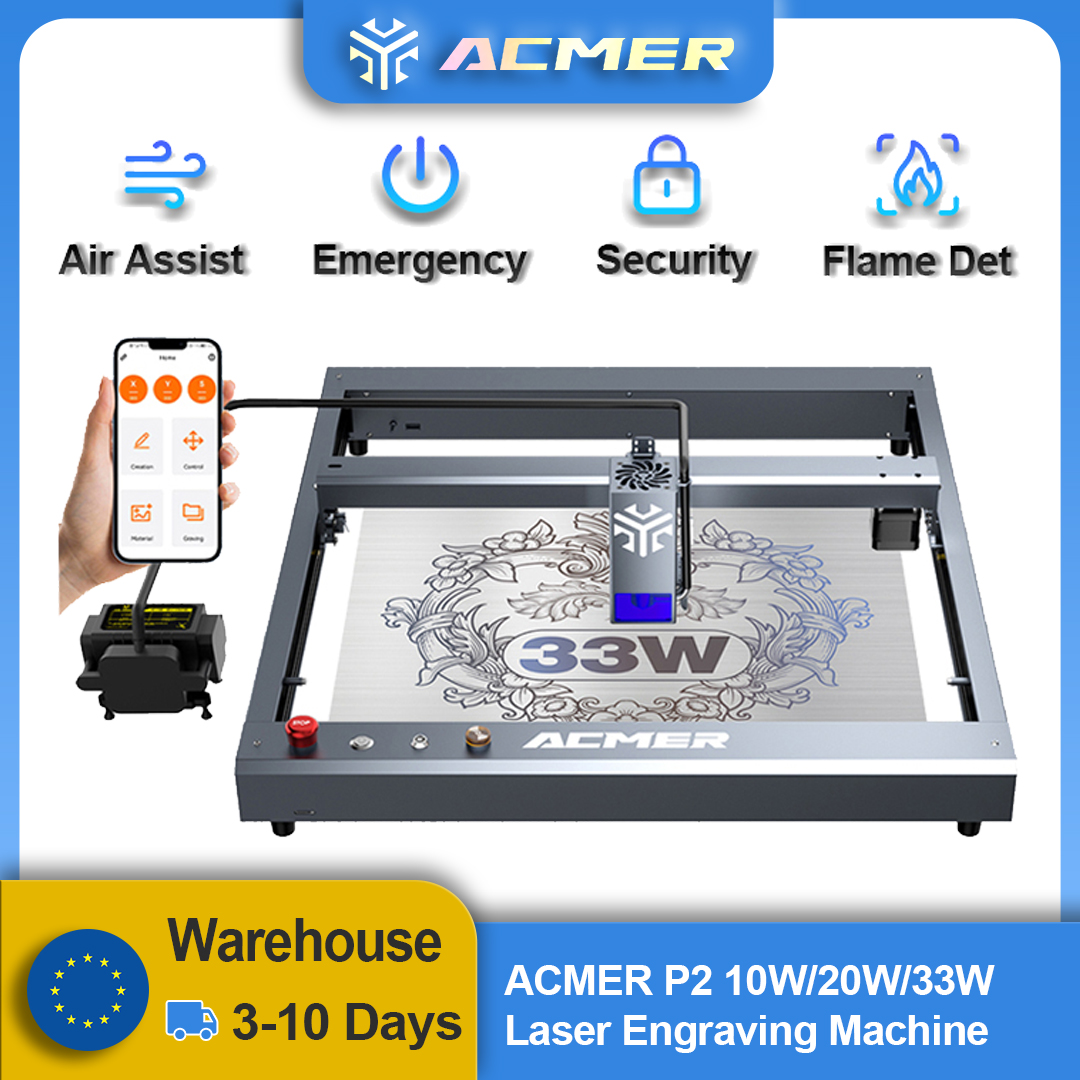 ACMER P2 Laser Engraver 33W 20 - Industrial Laser Engraver For Wood avis et prix