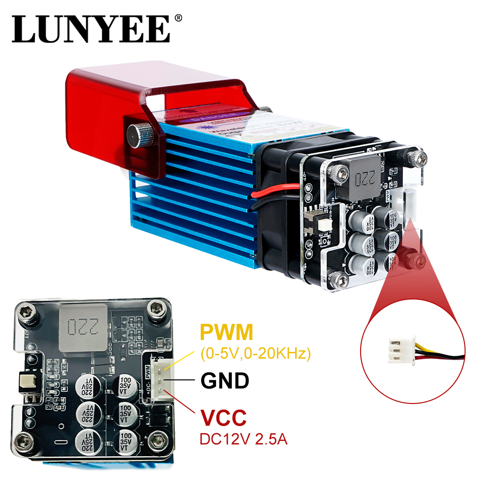 LUNYEE Laser Module 80W 40W Wi - Metal Laser Cutter Head avis et prix
