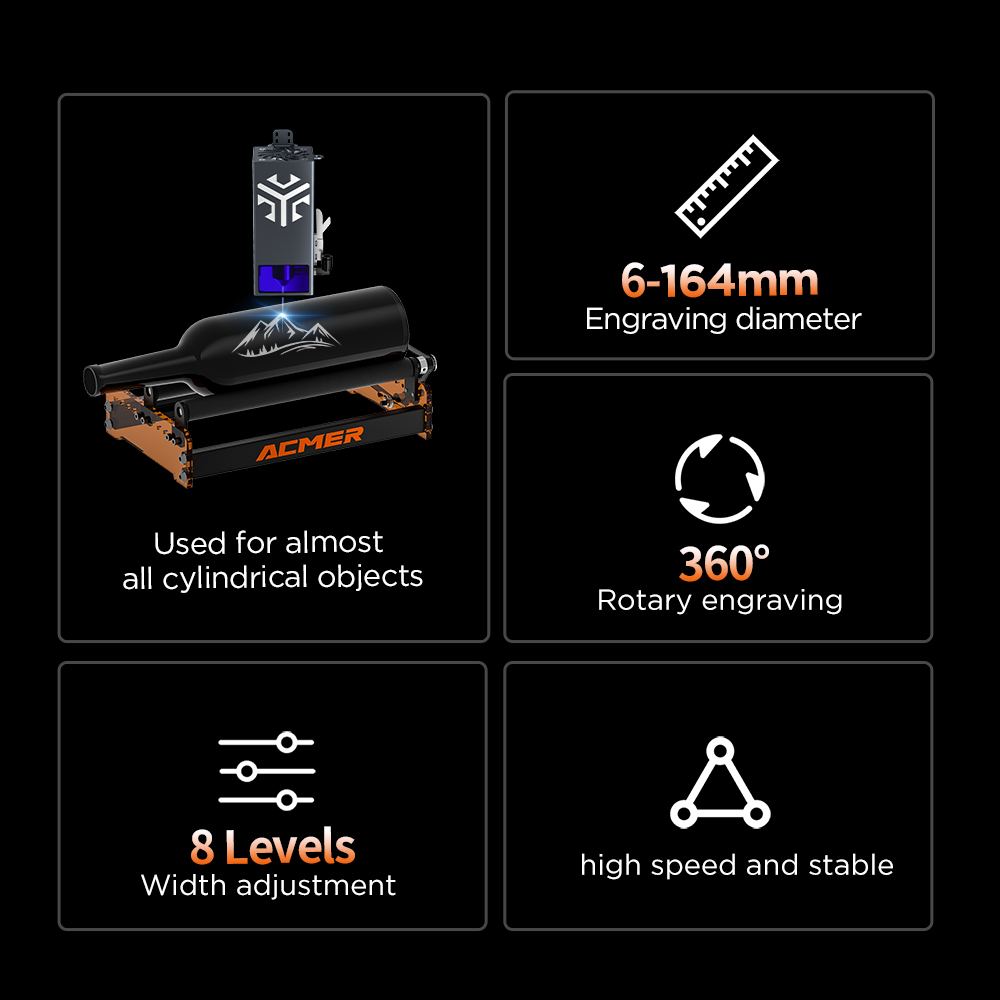 ACMER M3 Laser Rotary Roller 3 - Industrial Laser Technology avis et prix