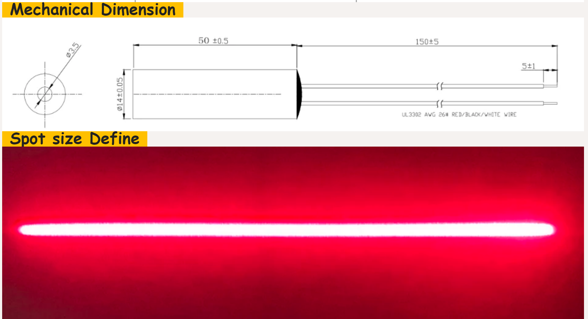 Compact Mini Red Line Laser Di - Industrial Grade Laser avis et prix