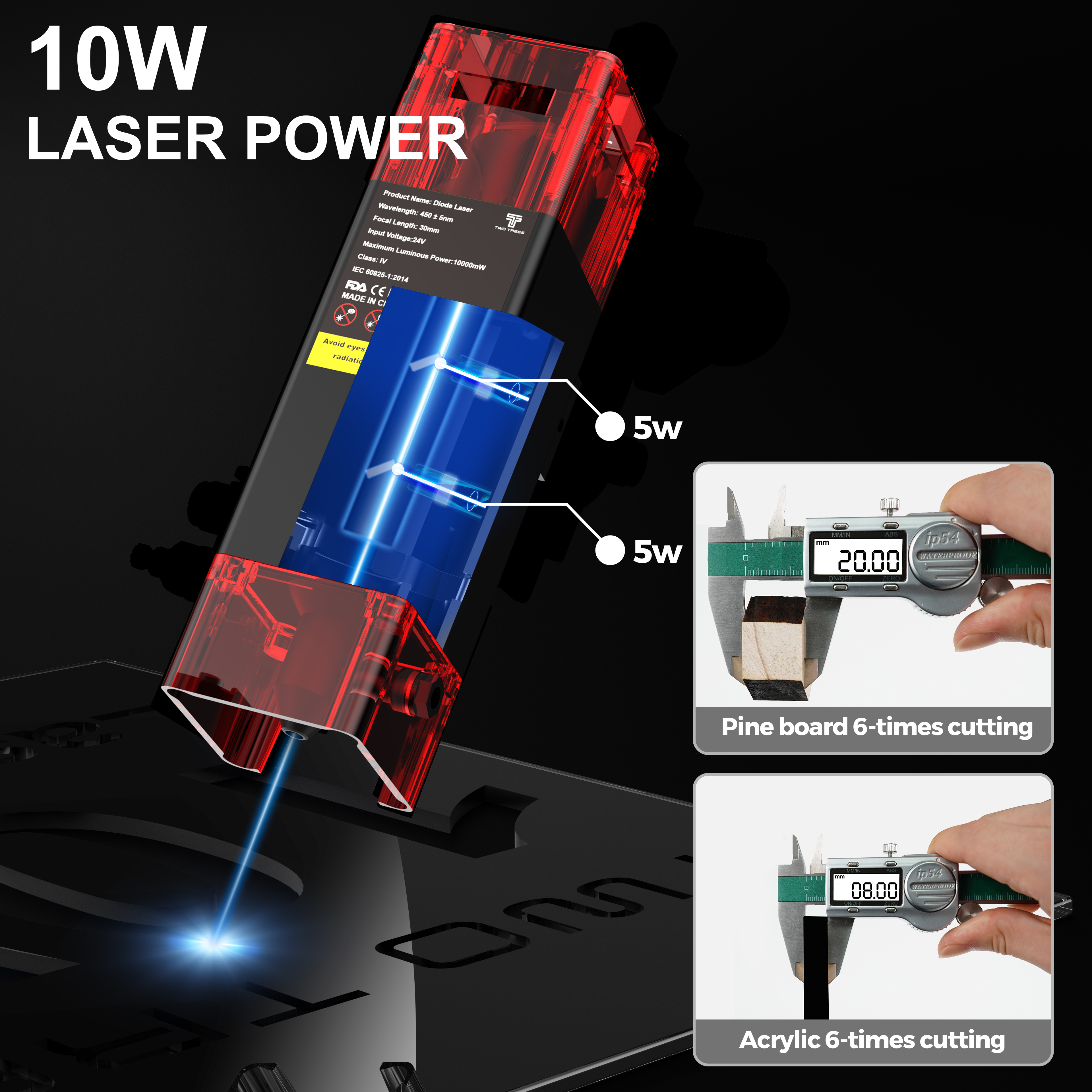 TWOTREES TTS-10 Pro Laser Engr - Industrial Laser Blasting avis et prix