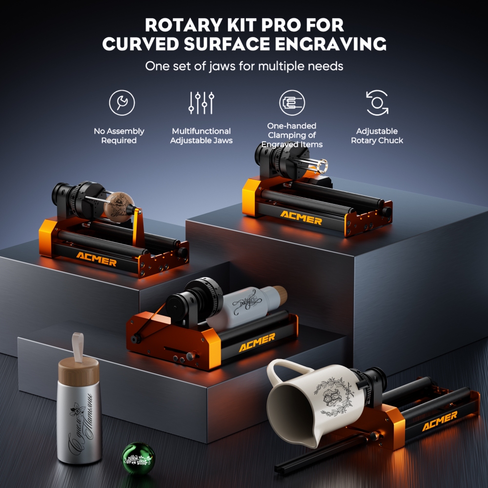 ACMER M4 Chuck Module Rotating - Laser Marking Machine avis et prix