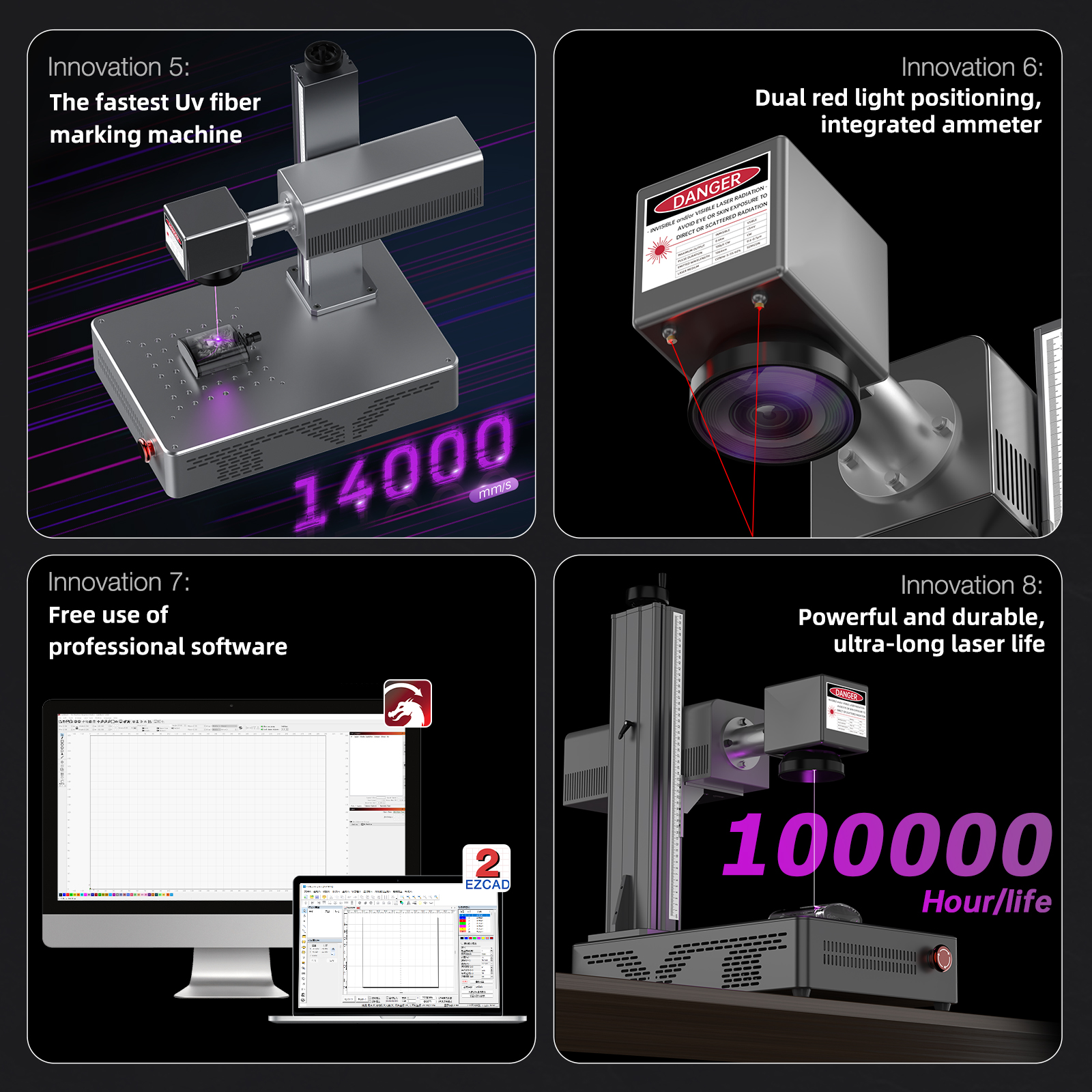 DAJA UV Laser Marking Machine  - Industrial Laser Engraver For Wood avis et prix