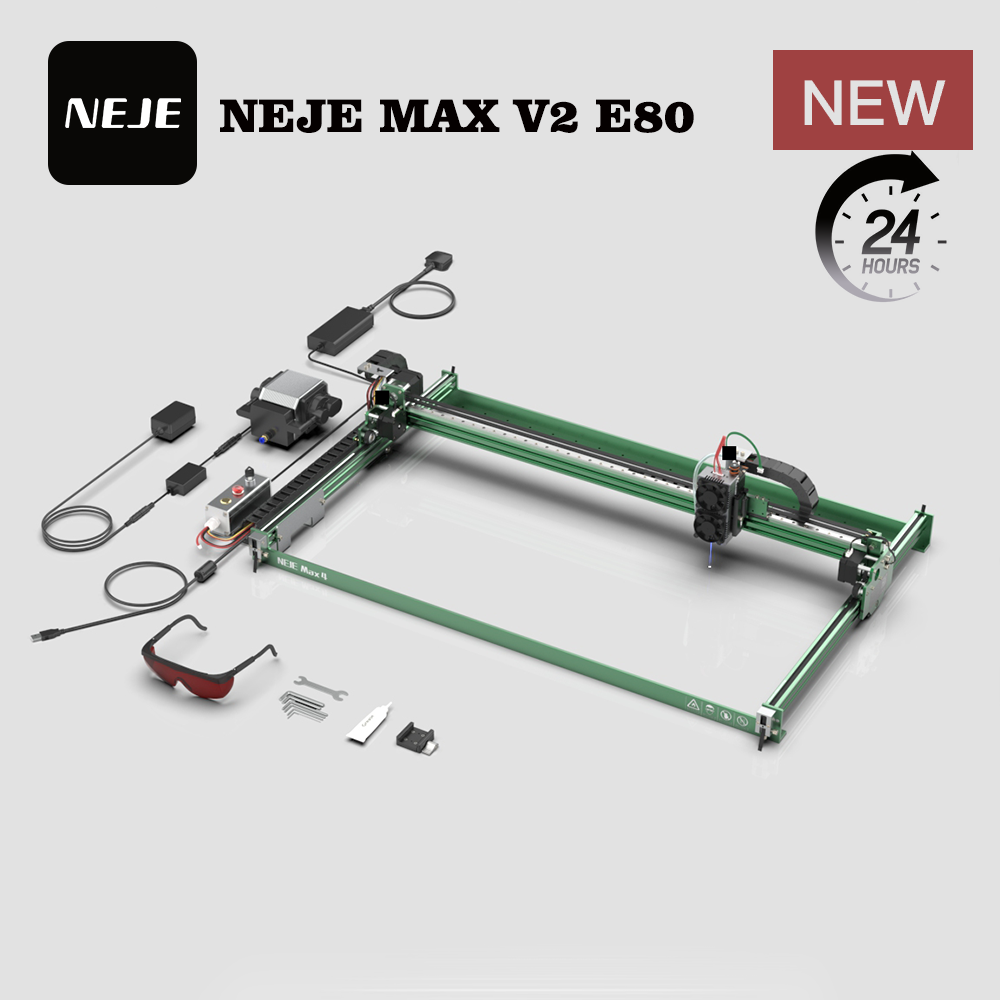 NEJE MAX V2 E80 80W 455nm Lase - Industrial Laser Engraver For Wood avis et prix
