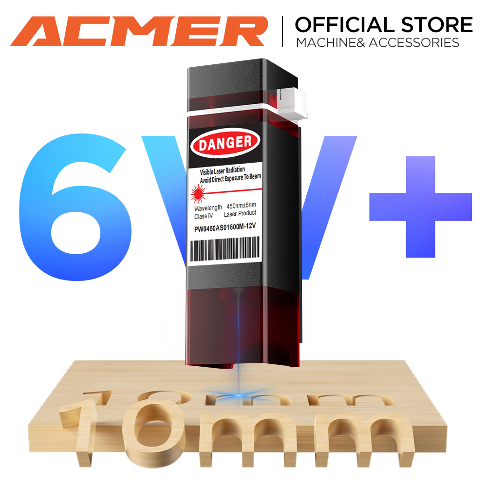 ACMER 6W Laser Head Upgrade Ki - Acrylic Cutting Machine avis et prix