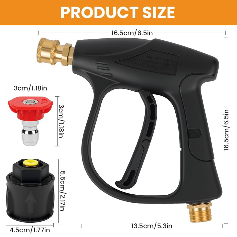 High Pressure Washer Gun with  - Laser Nozzle Ceramic avis et prix