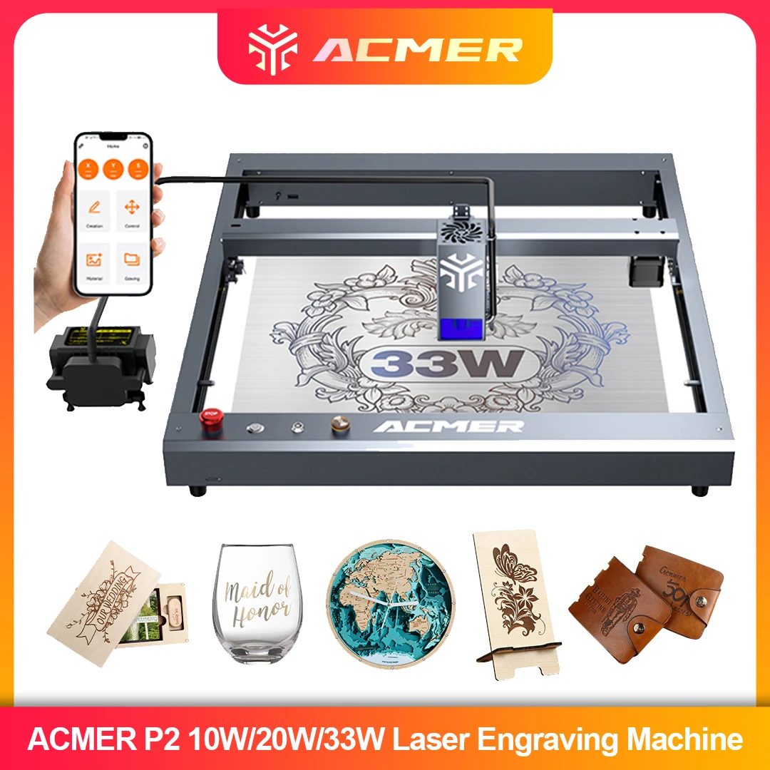 ACMER P2 Laser Engraver 33W 20 - Industrial Laser Blasting avis et prix